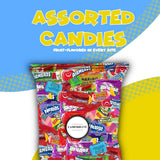 Christmas Candy Individually Wrapped Treats - 4LB Holiday Bulk Assorted Variety Pack - Party Favor Bags - Full-Size Bars - Stocking Stuffer Mix