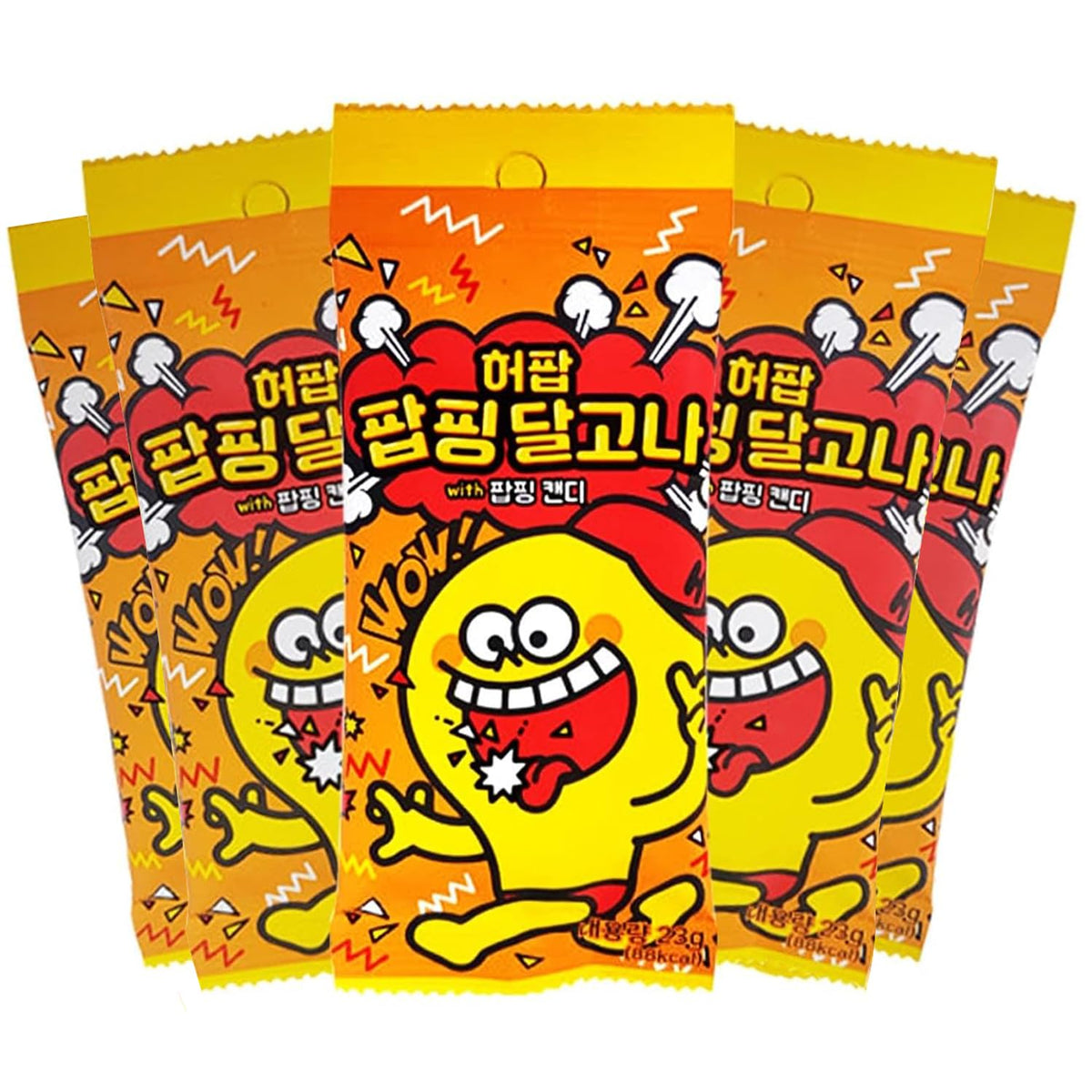 Minecook Funny Popping Dalgona Crunch Candy Coffee Toppings - Sweet, Smooth & Fizzy Pop Sensation - Party & Halloween Treats - Individually Wrapped