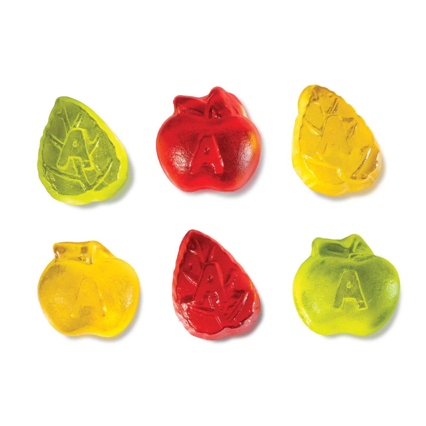 Fall Apple Orchard Gummy Candy- Apple Gummies -Harvest Orange, Red and Green Gummy Candy by Queen City Candy Cave (1 Pound)