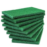 8PCS Scouring Pad - Premium Heavy Duty Scrub Pads, Reusable Household Green Dish Scrubber, Multipurpose Scour pad - for Kitchen Scrubber & Metal