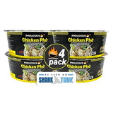 PhoLicious Instant Chicken Pho, Authentic Vietnamese Rice Noodle Soup Kit with Spices & Broth Mix, Ramen Noodles Alternative, Quick Microwave Meal