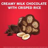 Buncha CRUNCH Candy, Pieces of Milk Chocolate with Crisped Rice, 12 Pack Movie Theater Concession Boxes, 3.7 oz Each