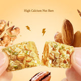 High Calcium Nut Bars,Cereals Breakfast Bars,Crispy Cake,Healthy Snacks for Kids or Adults,Low Sugar,Nutrient-Dense,Individually Wrapped - 3.8 oz