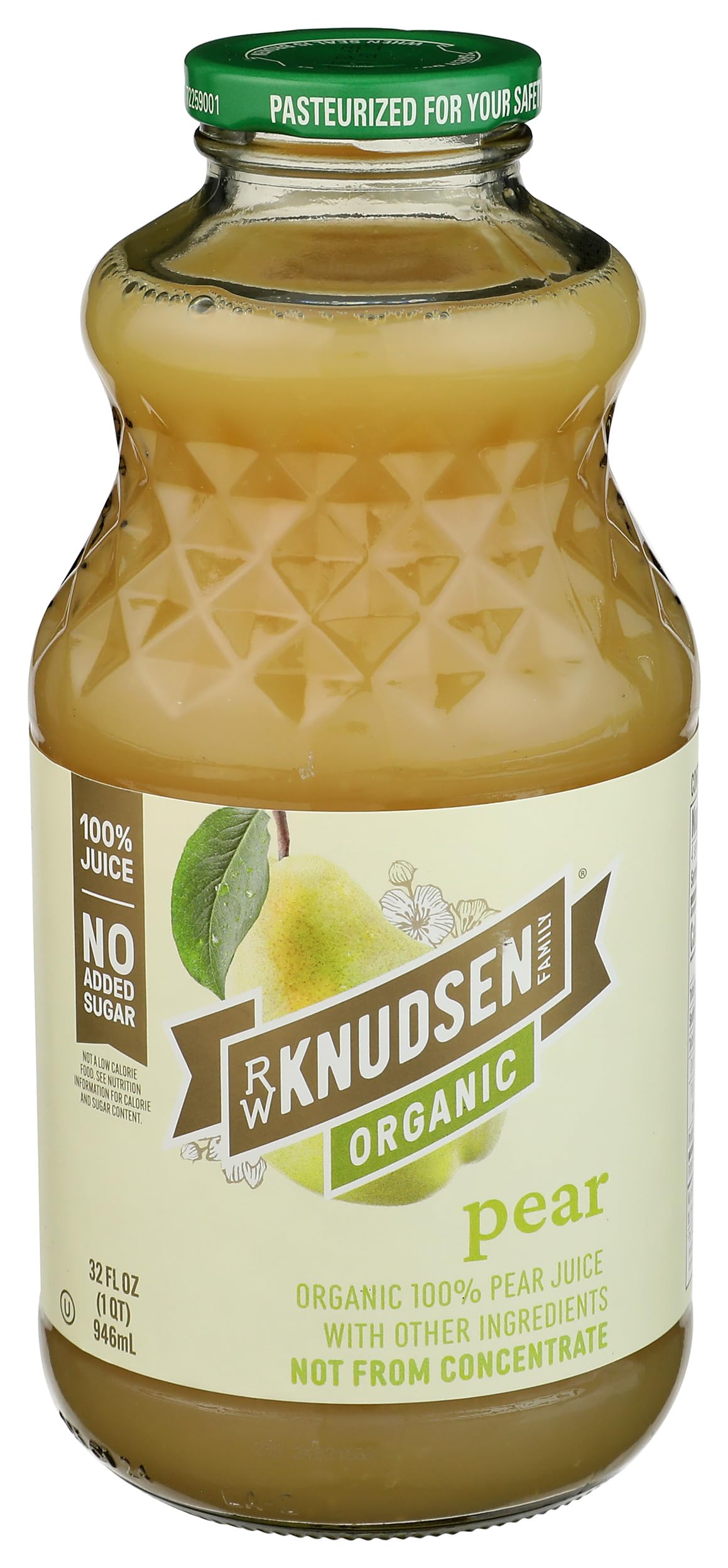 R.W. Knudsen Family Organic Pear Juice, 32 Ounces