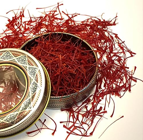 A+ Super Negin Saffron,(3.00) Gram 100% Pure and Organic, Premium All Red Saffron Threads (3 Gram)