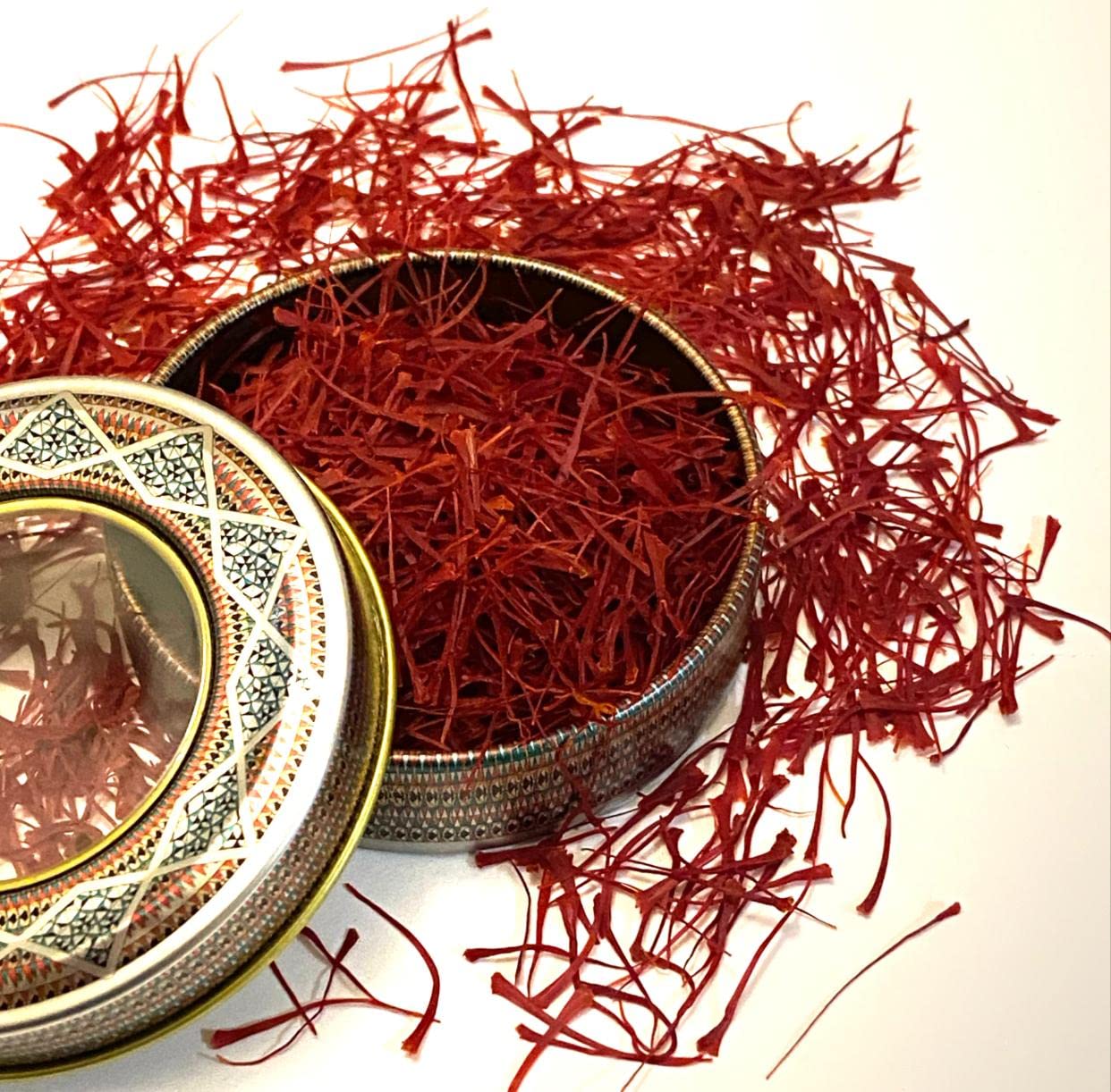 A+ Super Negin Saffron,(3.00) Gram 100% Pure and Organic, Premium All Red Saffron Threads (3 Gram)