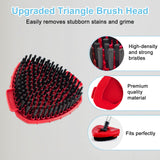 Spin Mop Handle, Mop Replacement Head,Brush,Base Compatible with OCedar EasyWring 1 Tank,2 Microfiber Mop Refills,1 Mop Base,1 Brush and 30-58" Mop