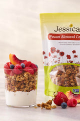 Jessica’s Pecan Almond Granola - Handmade, Non-GMO, Gluten-Free, Whole Grain, 11oz