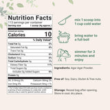 Agar Agar Powder, 1lb (16oz) | Planted-Based Source from Red Algae | Unflavored Thickening Agent for Cooking & Baking | Vegan Substitute for Beef