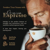 Ground Espresso Coffee - Organic, Single Origin, Medium Roast, Bold & Smooth - 100% Arabica - Crafted for Espresso Machines - Furious Espresso by