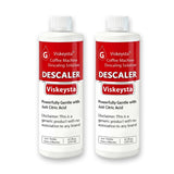 Viskeysta Descaling Solution Compatible with Braun Coffee Machines, 2 Bottles (250ml/8.5 fl oz each)