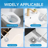 Toilet Bowl Cleaner Replacement Heads, 50 Pack, Compatible with Clorox ToiletWand, Preloaded Cleaning Pads, Snap-On Hygienic Refill