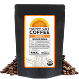 Happy Gut Coffee - Doctor-Formulated, Organic Medium-to-Dark Roast Coffee - Gut-Friendly - Gentle on Stomach - Rich Flavor, Gluten-Free, No Bitterness