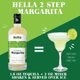 Hella Cocktail Co. Classic Margarita Premium Cocktail Mixers | Made with Real Lime Juice, Ready-to-Mix for the Perfect Margarita (750ml 3-Pack