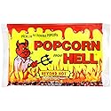 Popcorn from Hell 6 Bags - Ultimate Spicy GARLIC Gourmet Popcorn Gift - Makes a Great Movie Theater Popcorn or Snack Food for Movie Night