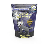 The Original Bag of Poo®, Wolf Poo (Vanilla Flavor Cotton Candy) Novelty Poop Gag Gift. Free sticker inside.