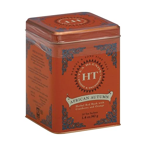 Harney & Sons African Autumn, 20-Count (Pack of 4)