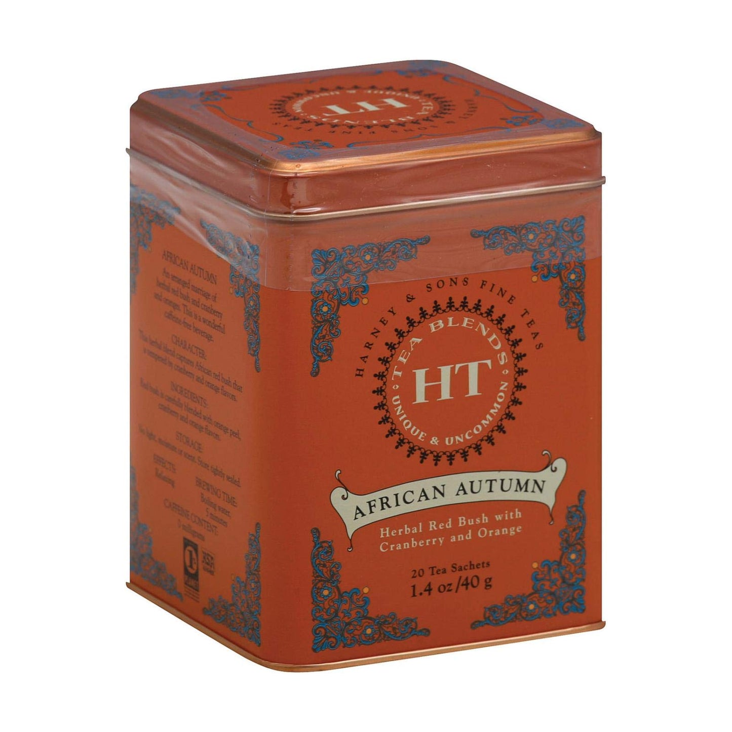 Harney & Sons African Autumn, 20-Count (Pack of 4)