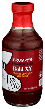 Grumpy's, BBQ Sauce Kansas City, 16 Fl Oz
