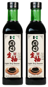 NPG Light Soy Sauce 16.9 fl oz (Pack of 2), All Purpose Asian Seasoning
