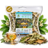 Té de Hojas de Níspero (Loquat Leaf Tea) - 4 oz (113 g) - 100% Natural, Wildcrafted Herbal Loose Leaf Tea - Caffeine-Free, Vegan, Gluten-Free, Non-GMO