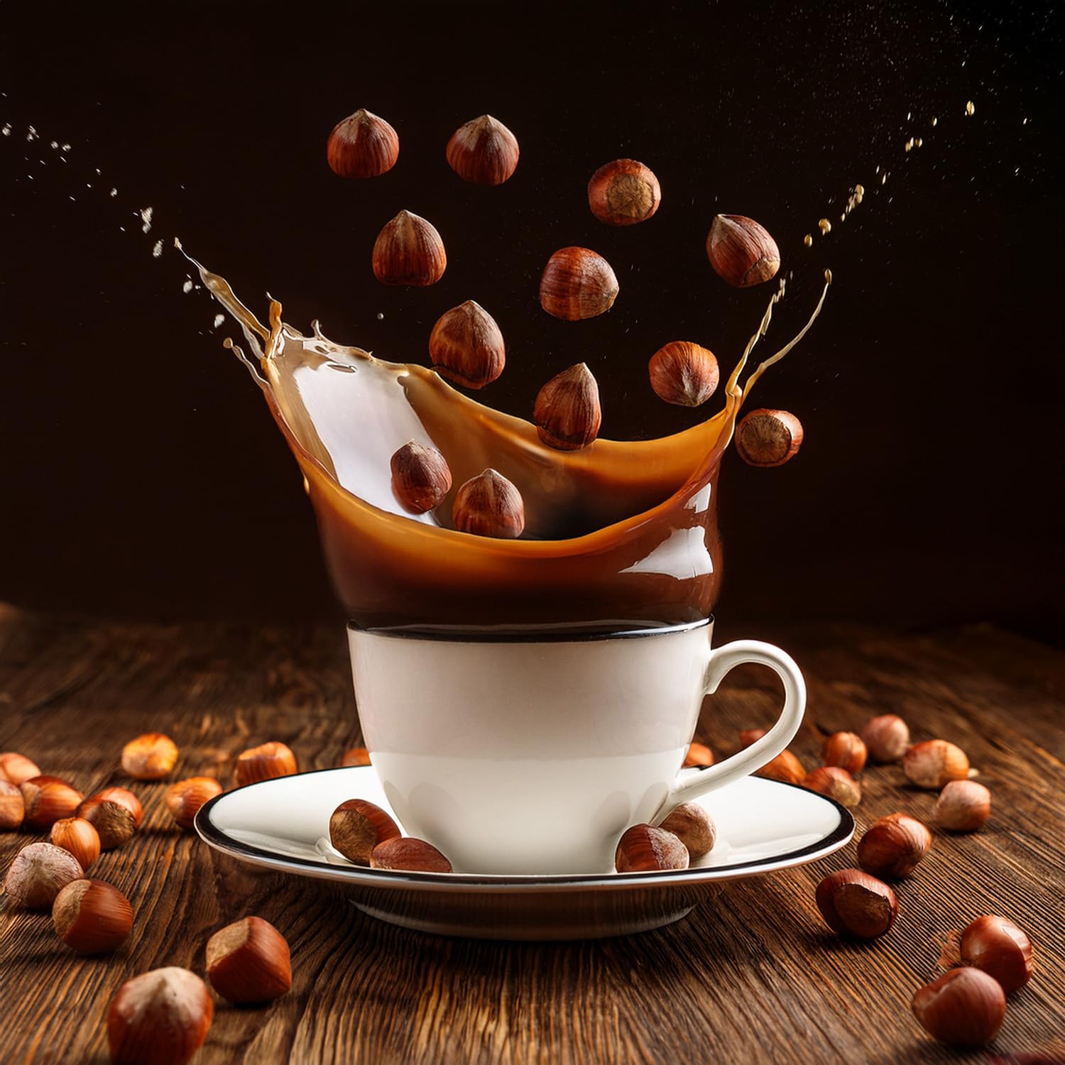 Fresh Roasted Coffee, Decaf Hazelnut Flavored 2 lb (32 oz), Medium Roast, Kosher, Ground 2 Pound (GROUND)