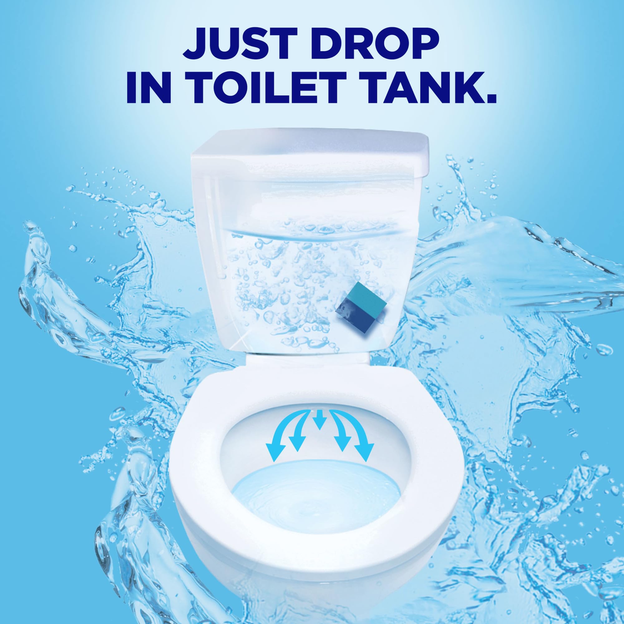Soft Scrub In-Tank Toilet Cleaner Duo-Cubes, Sapphire Waters, 4 Count