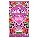Pukka Morning Berry Organic Herbal Tea Bags, Caffeine Free Natural Energy, 20 Tea Bags