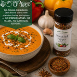 Lesley Elizabeth Sweet Bell Pepper Seasoning - All-Purpose Dip & Herb Blend | Gourmet Pepper Spice for Chicken, Roasted Vegetables, Dips & Cooking