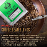 Bean Bastard Coffee RWANDA NYAMPINGA Light Roast Single Origin Whole Coffee Beans | Premium Whole Bean Coffee with Citric and Honey Tones | Ethically