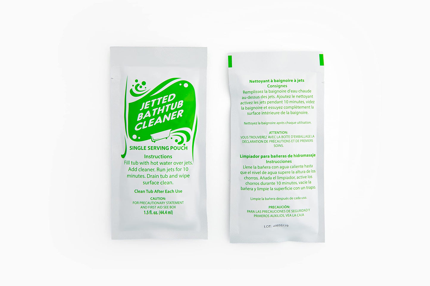 Oh Yuk Jetted Bathtub Cleaner Concentrate Case of 100 1.5 Ounce Pouches