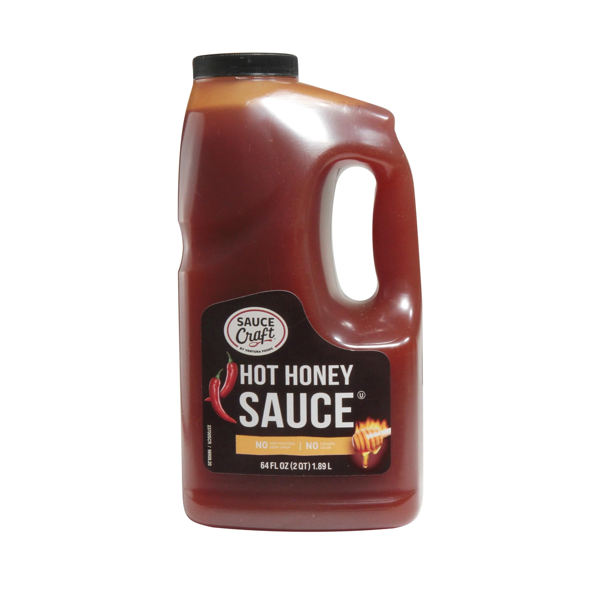 Sauce Craft Hot Honey, Back-of-House Ease for Quick Service Kitchens, Versatile Drizzle for Breakfast to Dessert, 0.5 Gallon