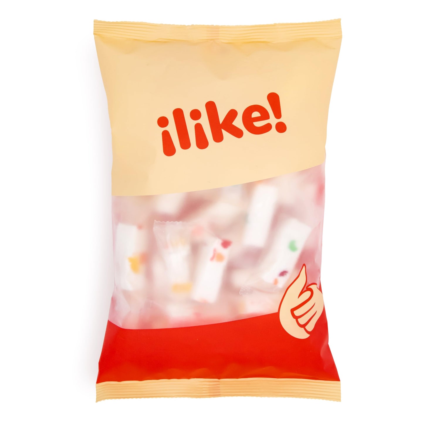 Jujube Nougat Candy | 30 Count, 11-Ounce Pack | Classic Treat with Fruit Jelly Pieces | Individually Wrapped Chewy Candy for Buffets, Gifting