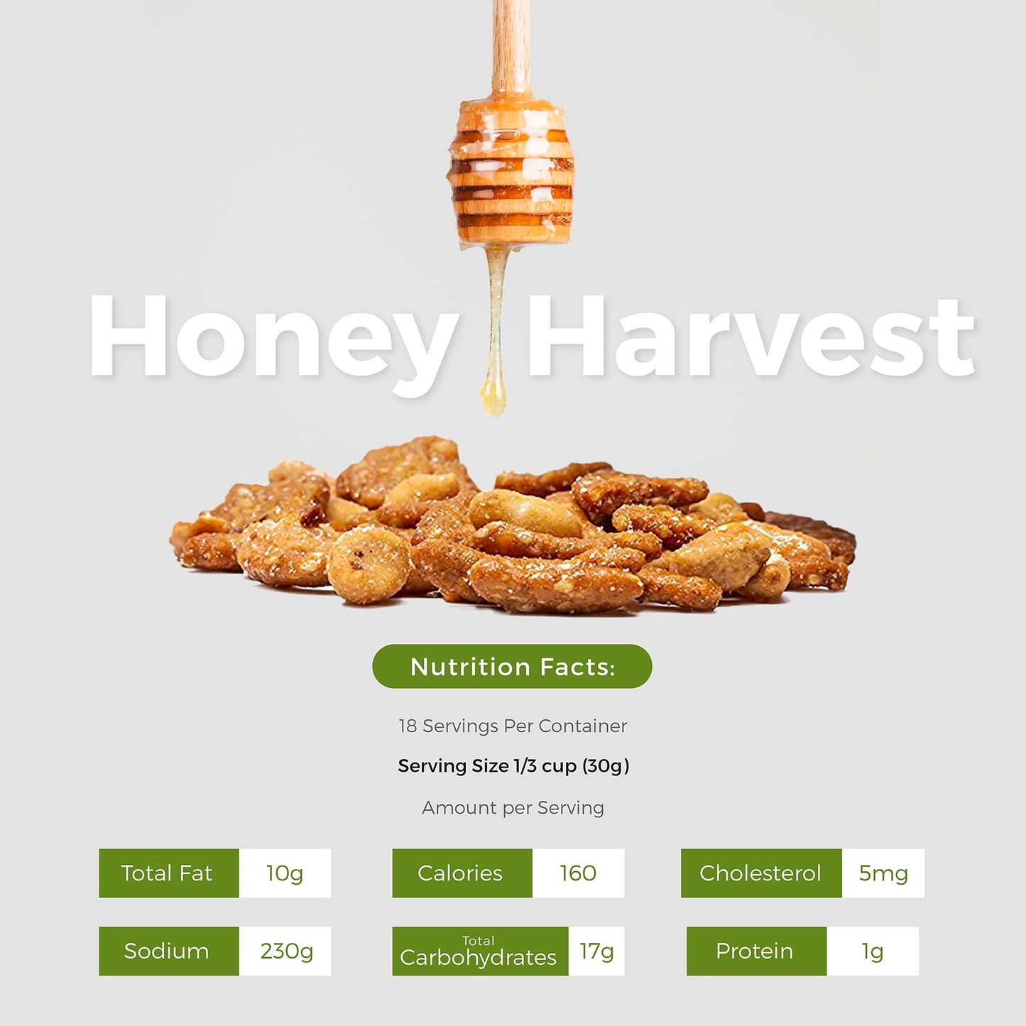 Oregon Farm Fresh Snacks Honey Roasted Mixed Nuts Snack Mix - Locally Made Honey Roasted Peanuts, Toffee Peanuts & Sesame Sticks Snacks - Perfect