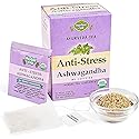 Herbal Cup Ayurveda Ashwagandha Tea, Organic Anti-Stress, No Caffeine Herbal Supplement (16 Count, Pack of 3)