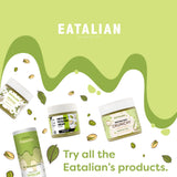 EATALIAN by AMZ BETTER Pistachio Flavoured Topping, Sweet Protein Cream in 10 oz/300g Squeezer, Made in Italy, Pistachio Sauce Ideal for Decorating