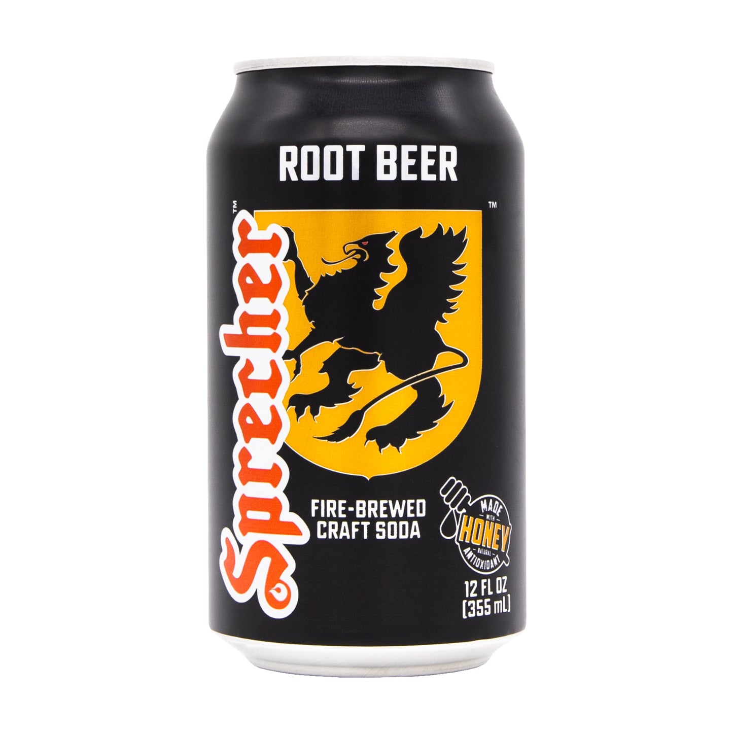 Sprecher Fire-Brewed Root Beer in 12 Fl Oz Cans (12 Pack), Craft Soda Made with Real Honey, Rich & Creamy Flavor.