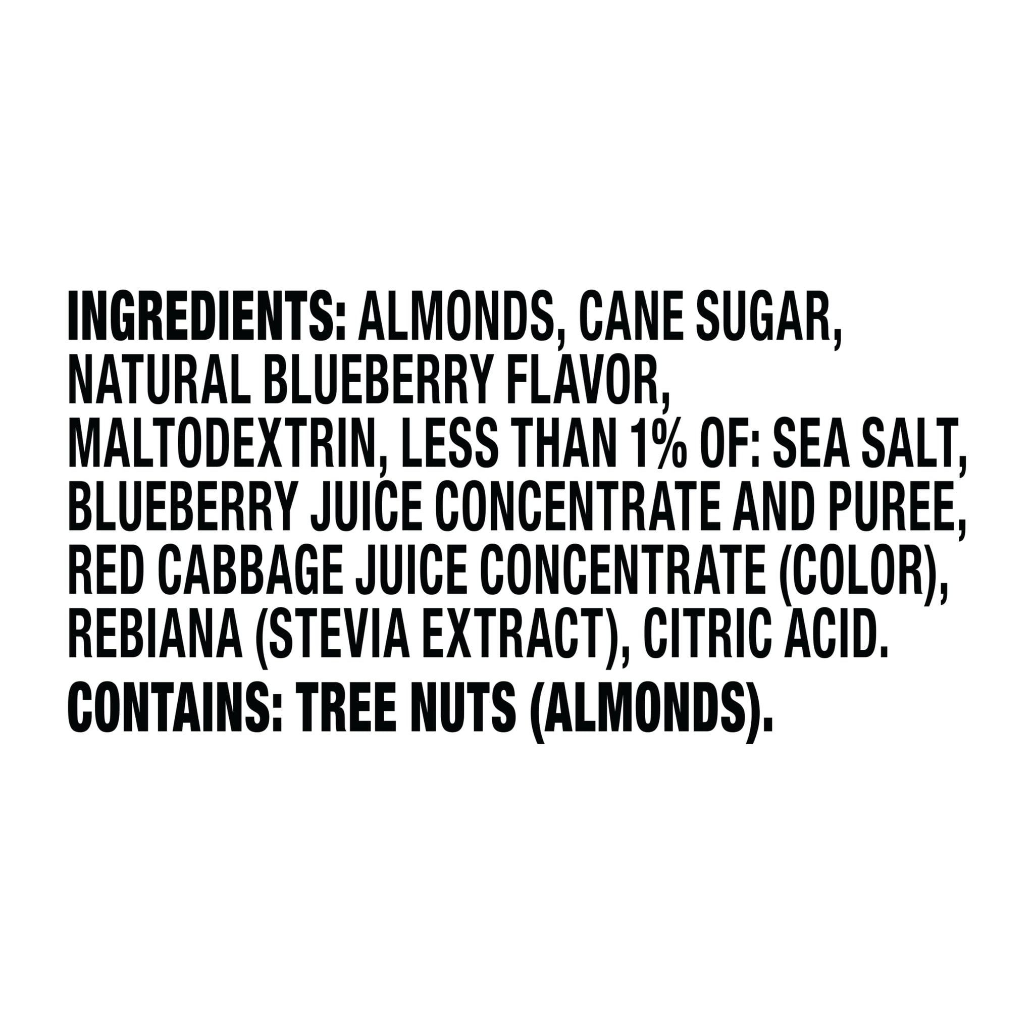 Blue Diamond Almonds, Classic Blueberry Flavored Sweet Snack Nuts, Non-GMO, Kosher, and No Gluten Ingredients or Artificial Flavors, Great size