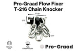 Pro-Graad FlowFixer T-216 2" Chain Knocker Drain Cleaning Head | Heavy Scale Removal | Compatible Fit RIDGID K-50 K-400 K-3800 | C-4 C-6 C-7 C-8 C-9