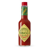TABASCO® Brand Cayenne Garlic Pepper Sauce, Mild Hot Sauce, Glass Bottle, Smoky & Zesty Blend with Savory Garlic, Bold Flavor, Great for Italian