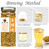 Plant Gift Organic Sweet Osmanthus Tea, ?? Gui Hua Tea,Sweet Olive, flower tea Health Care skin care Chinese flower 40G/1.41oz