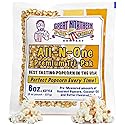 Case of 12 Popcorn Packs - All-In-One Kit with 6-Ounces of Pre-Measured Kernels, Salt, and Oil Packets for Popcorn Machines by Great Northern Popcorn