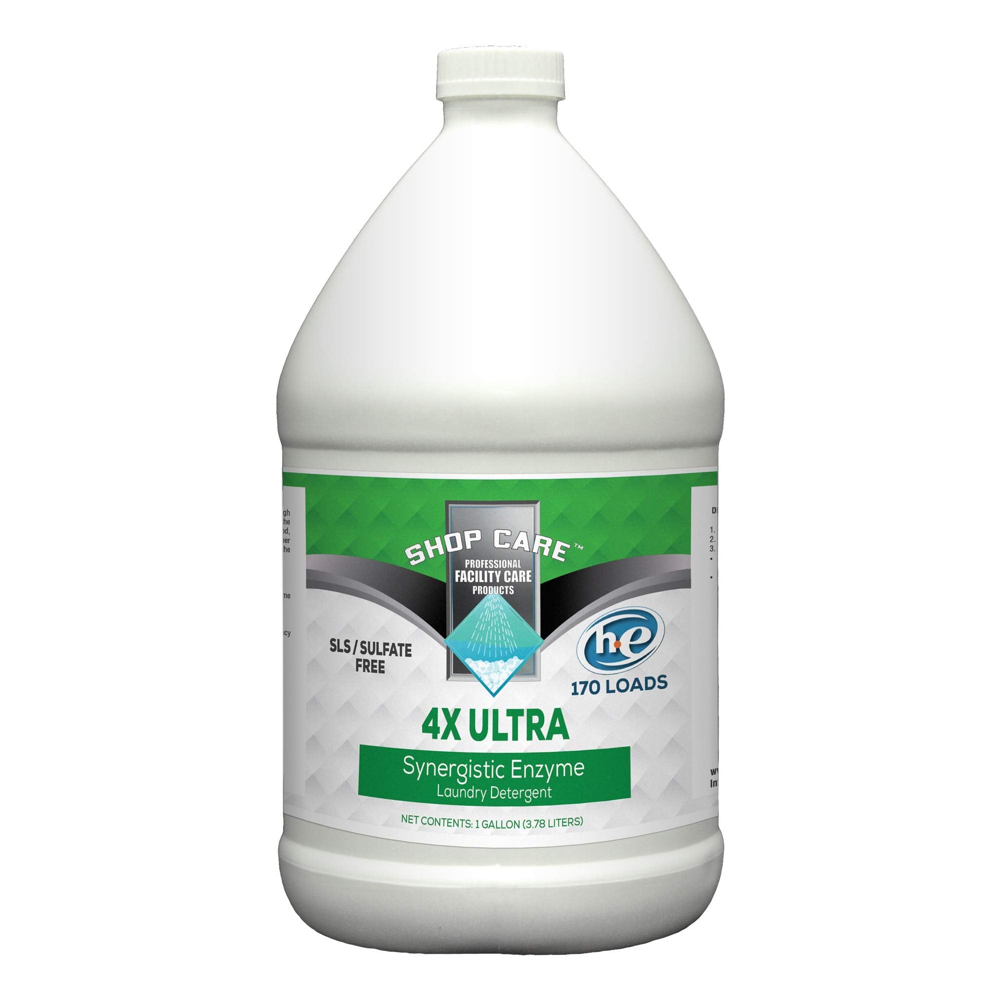 Shop Care 4X ULTRA Synergistic Enzyme Laundry Detergent-Professional Strength 4X concentrate (170 loads/128 oz) 7 Synergistic Enzymes