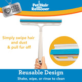 Pets Know Best Pet Hair Remover Cleaning Tool | Dual-Sided Multi-Purpose Carpet Scraper and Rug Rake for Fur Removal in Homes, Car Interiors & on