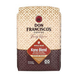 Don Francisco's Kona Blend Whole Bean Coffee, Medium Roast - 100% Arabica Coffee, 18 oz Bag