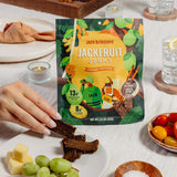 Jack & Friends Jackfruit Jerky Ginger Teriyaki - Plant Based Vegan Jerky Snack, Healthy Meatless Jerky Alternative Made from Jackfruit, 13g Protein