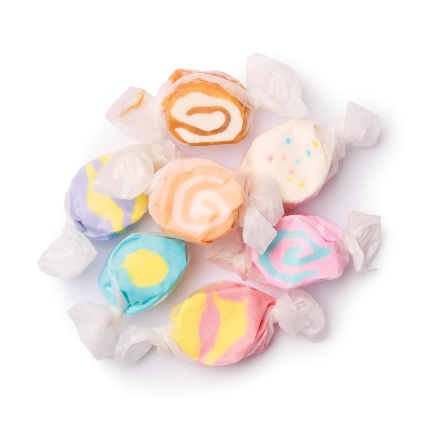 Yupik Fruit Flavored Taffy Candies, 1.1 lb (17.6 oz), Chewy & Colorful Classic Pulled Candy in 8 Flavors, Individually Wrapped, Ideal for Sharing