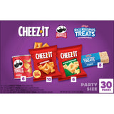 Kellogg's Cheez-It, Pringles & Rice Krispies Treats Snacks Mega Variety Pack, 30.1oz Box (30 Count)