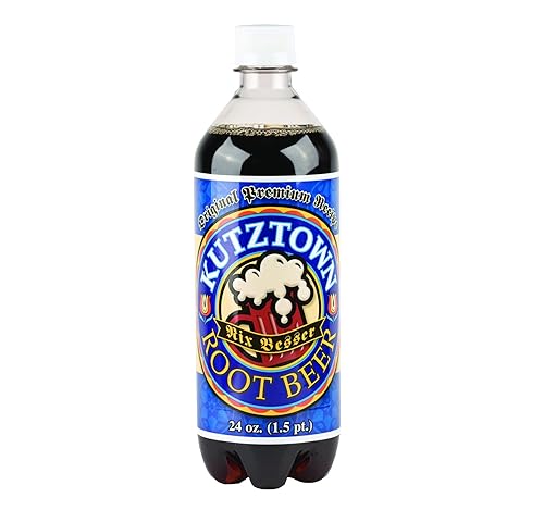 AmishTastes Root Beer, Kutztown "Nix Besser" PA Dutch Style, 24 Oz. (Pack of 4)
