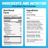 Nick's Sticks Clean & Balanced 100% Grass-Fed Beef Snack Sticks | Made in the USA | Gluten Free | Paleo, Keto, Whole30 Approved | No Soy, Antibiotics